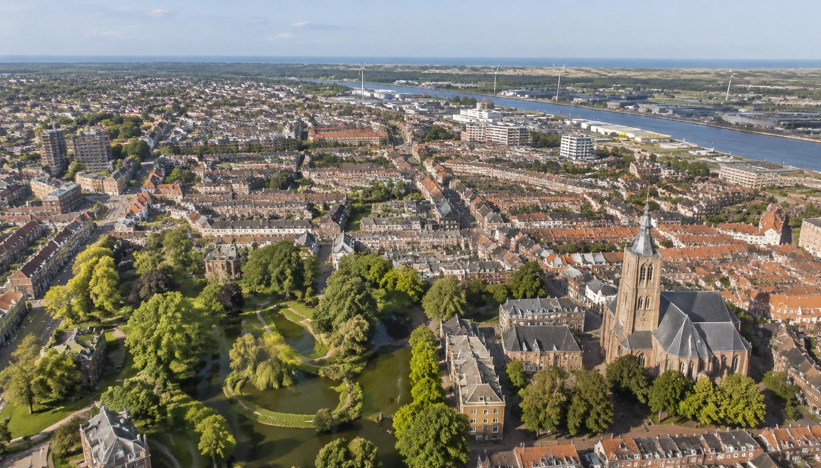 Aerial photograph of Beverwijk