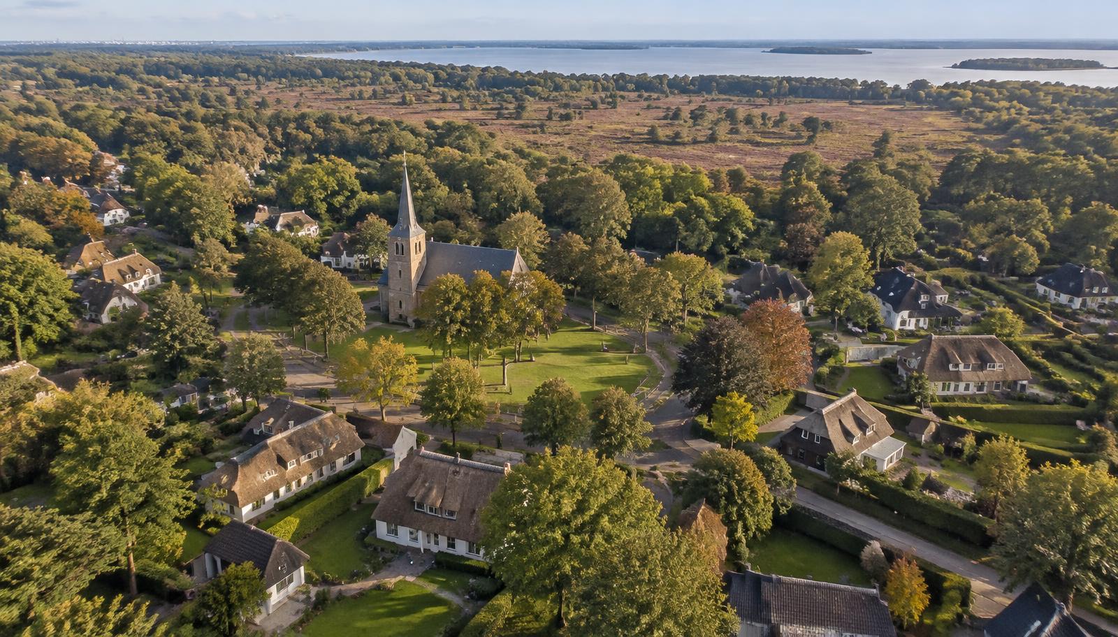 Aerial photograph of Blaricum