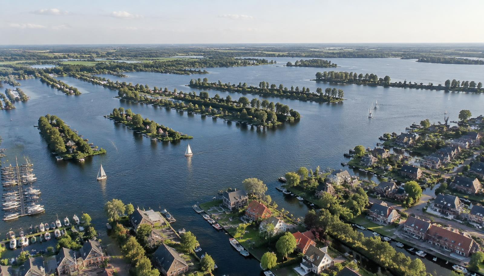 Aerial photograph of De Ronde Venen