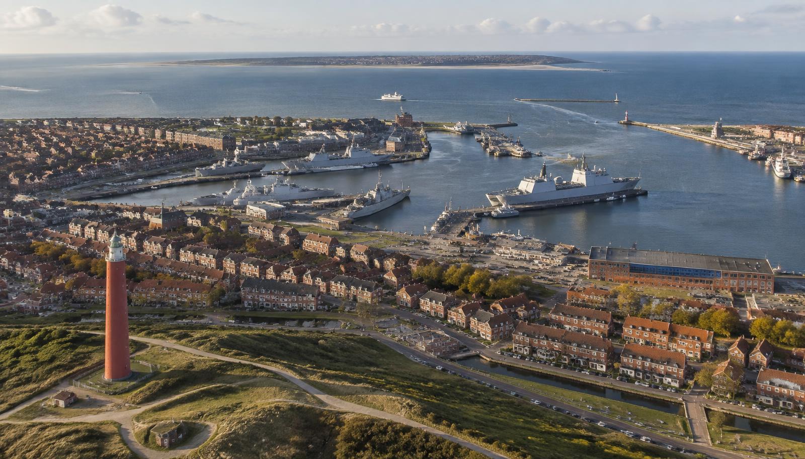 Aerial photograph of Den Helder
