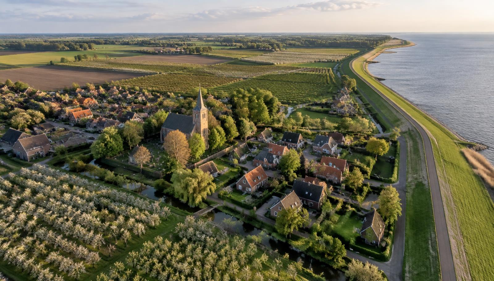 Aerial photograph of Drechterland