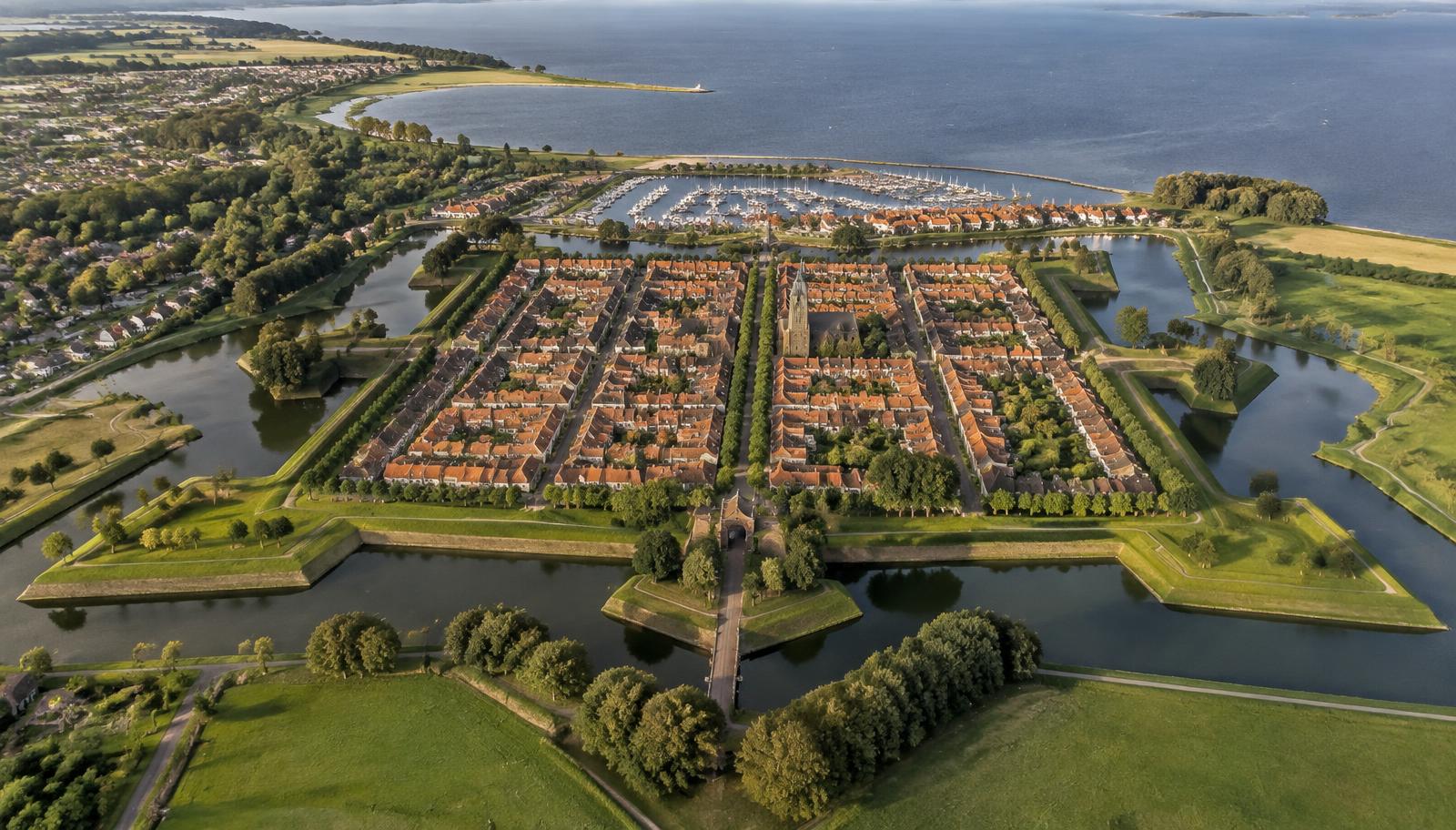 Aerial photograph of Elburg