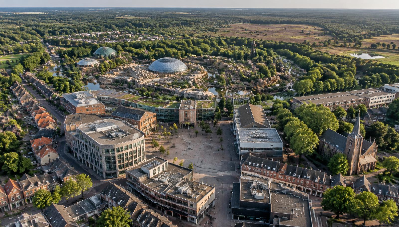 Luchtfoto van Emmen
