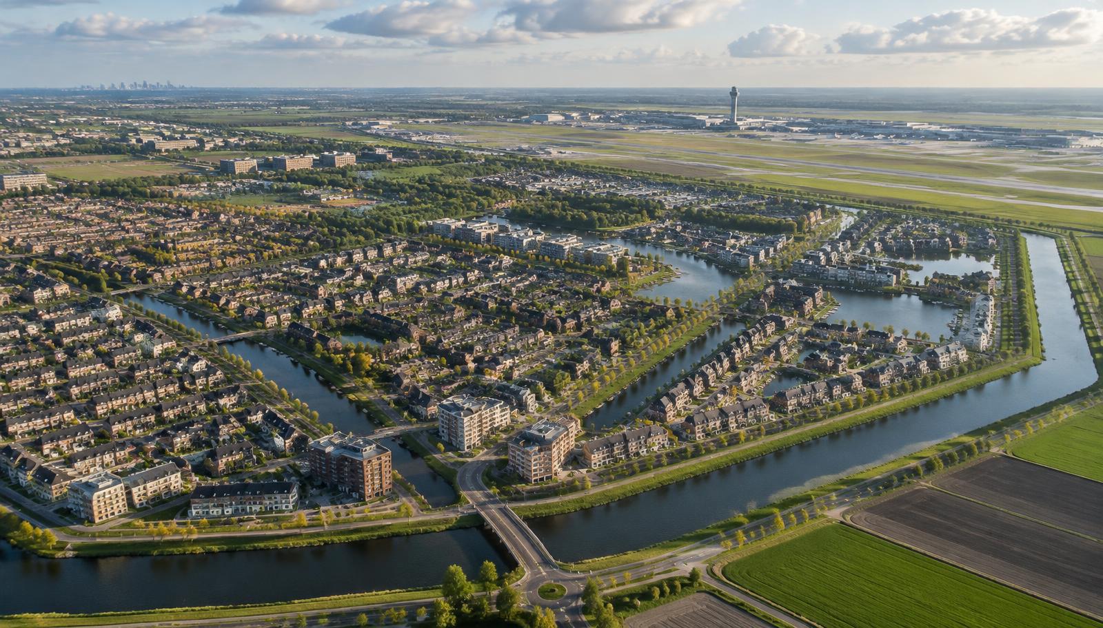 Aerial photograph of Haarlemmermeer
