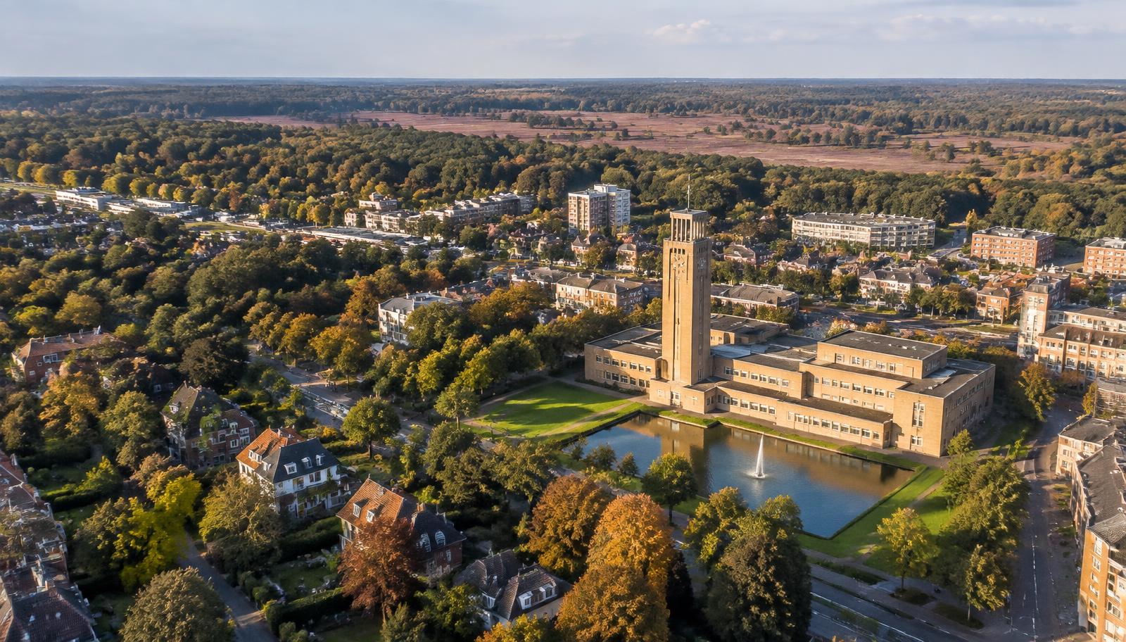 Aerial photograph of Hilversum