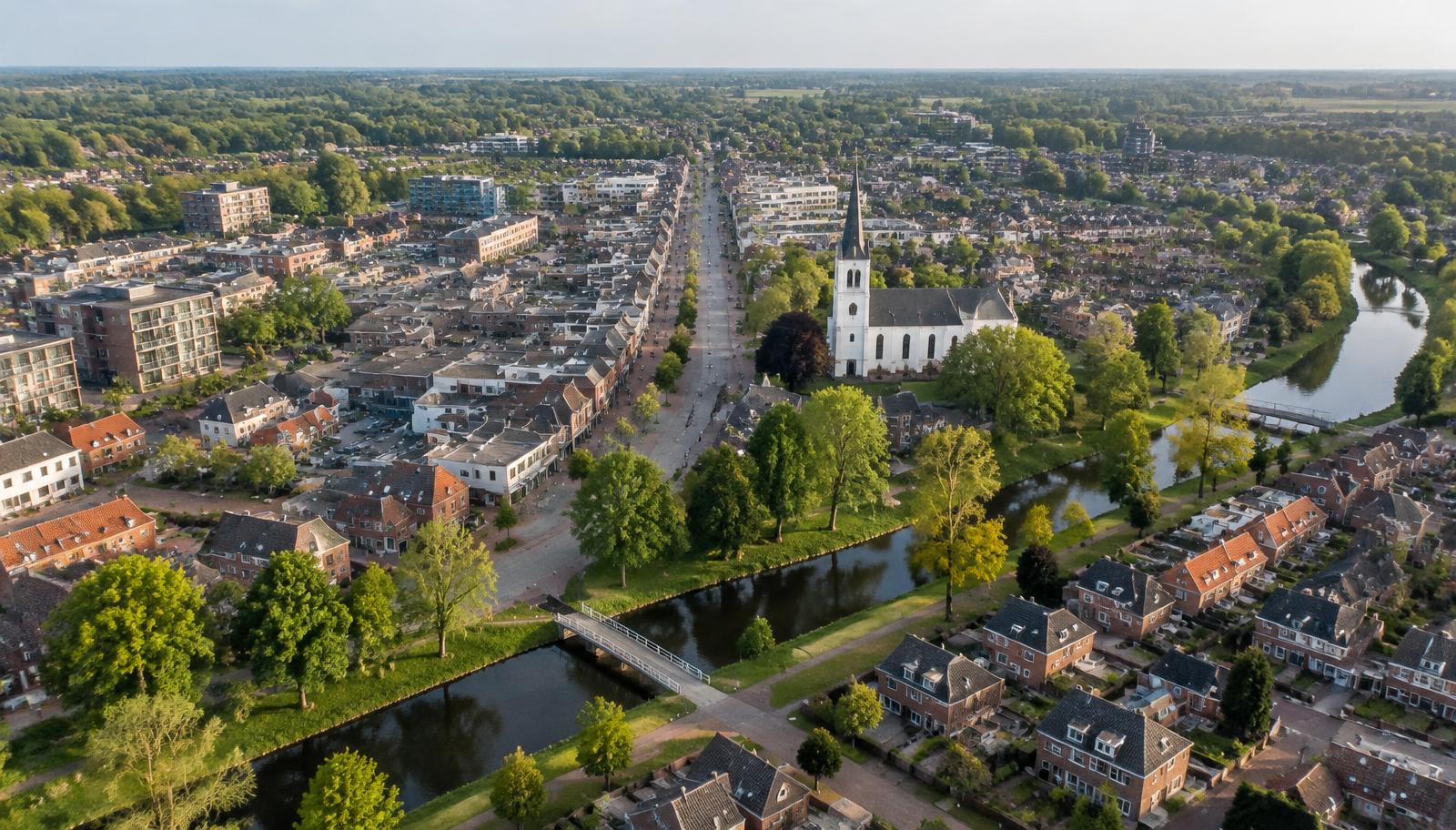 Aerial photograph of Hoogeveen