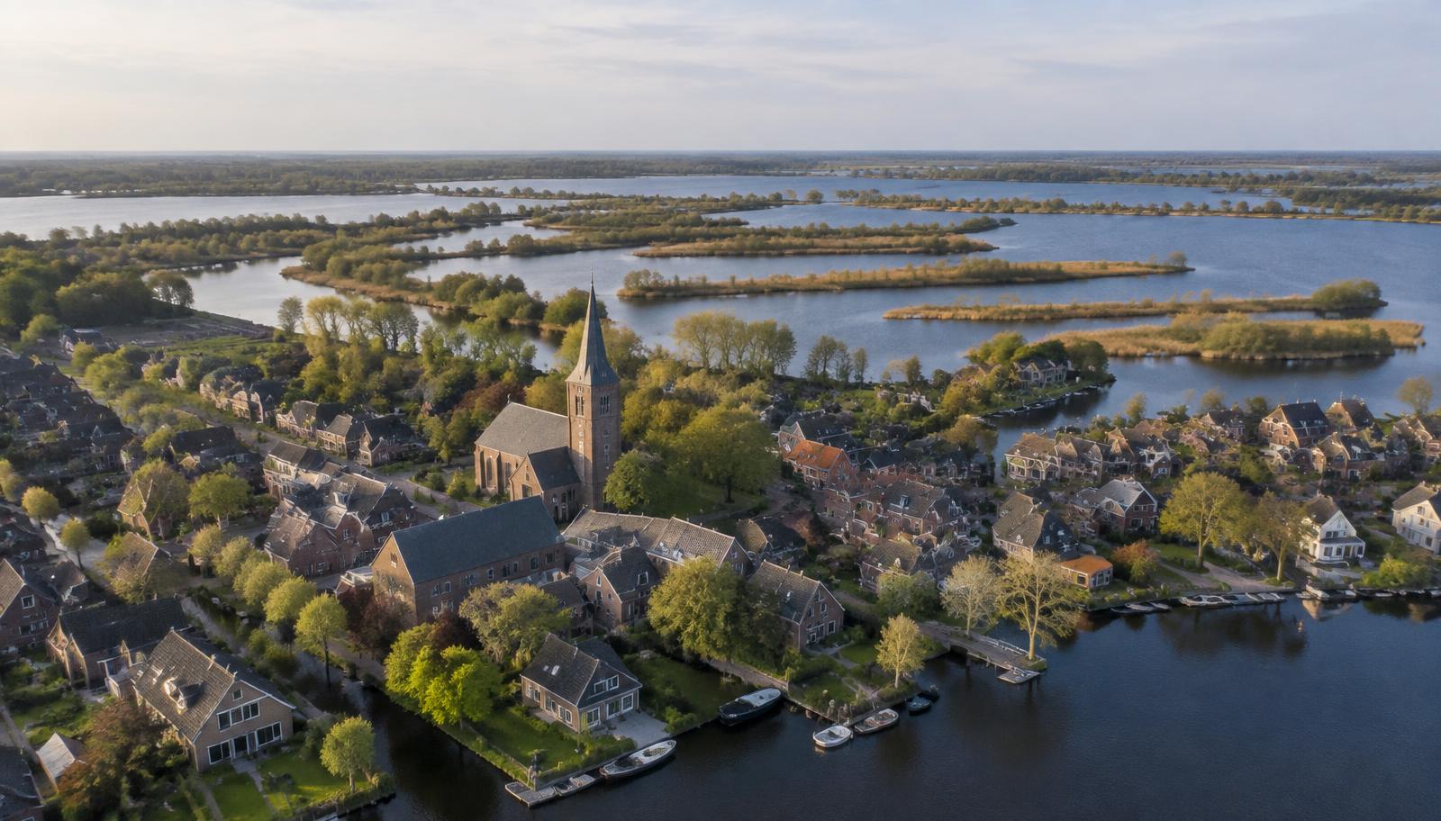 Aerial photograph of Nieuwkoop
