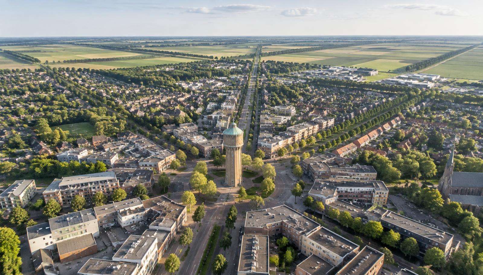 Aerial photograph of Noordoostpolder