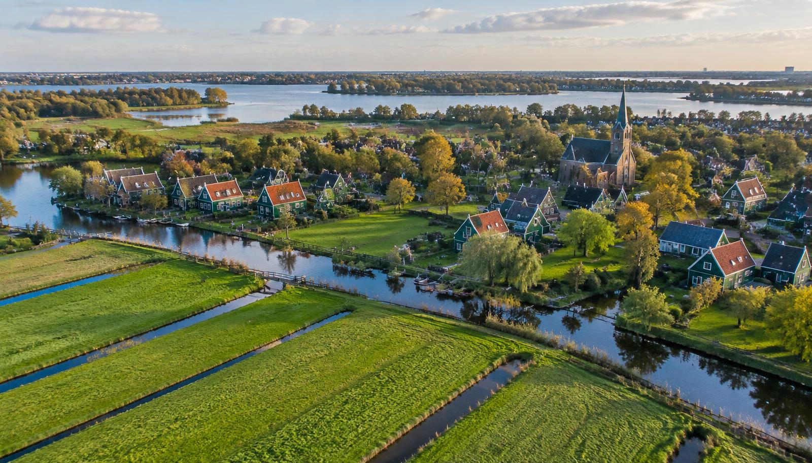 Aerial photograph of Oostzaan
