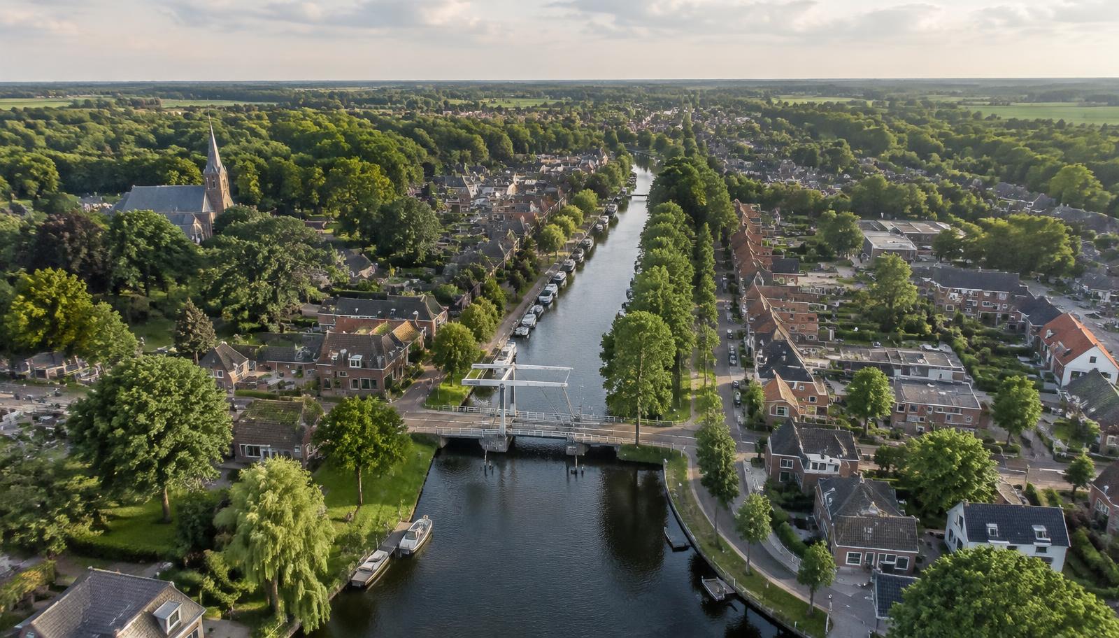 Aerial photograph of Opsterland