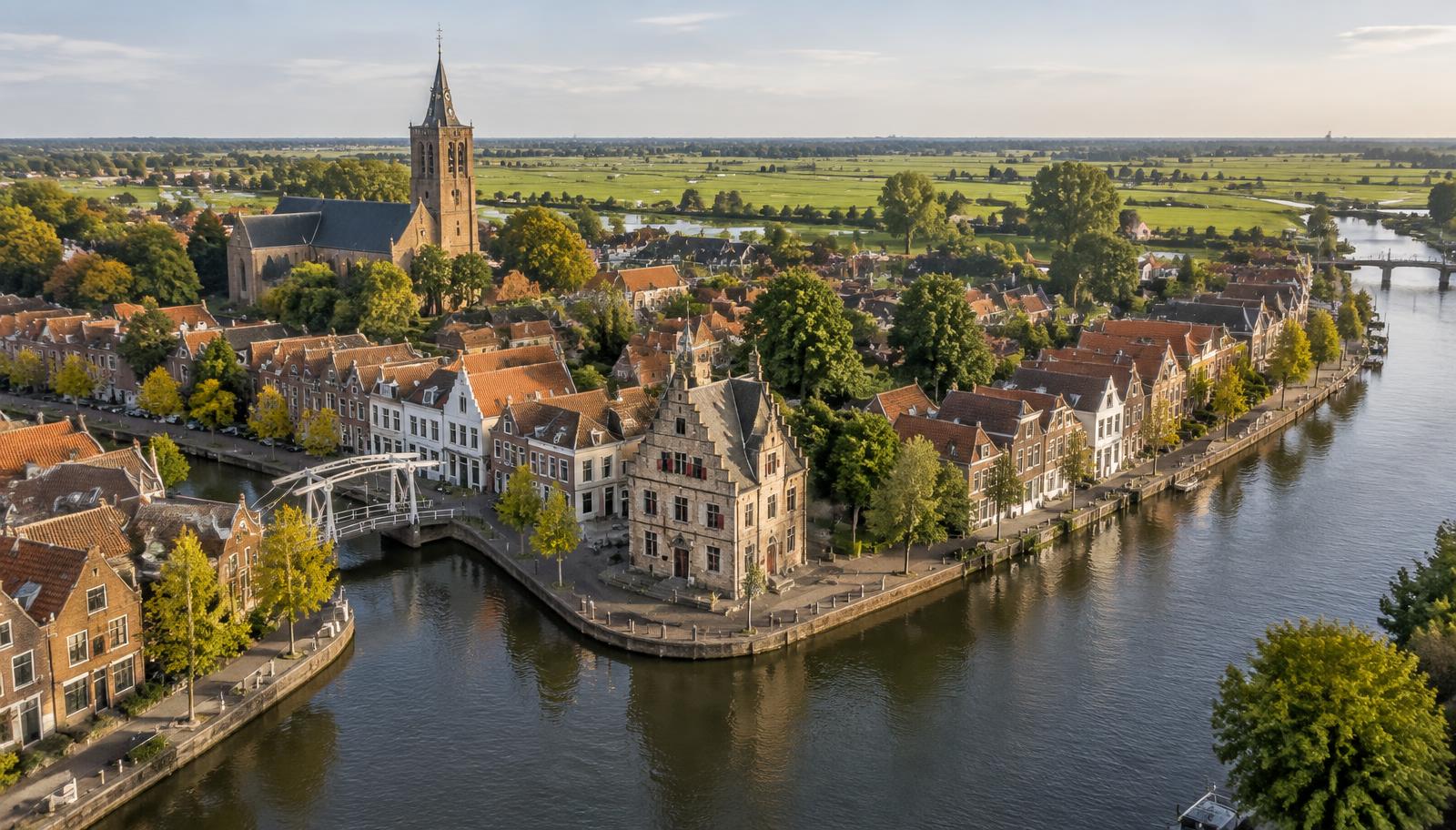 Aerial photograph of Oudewater