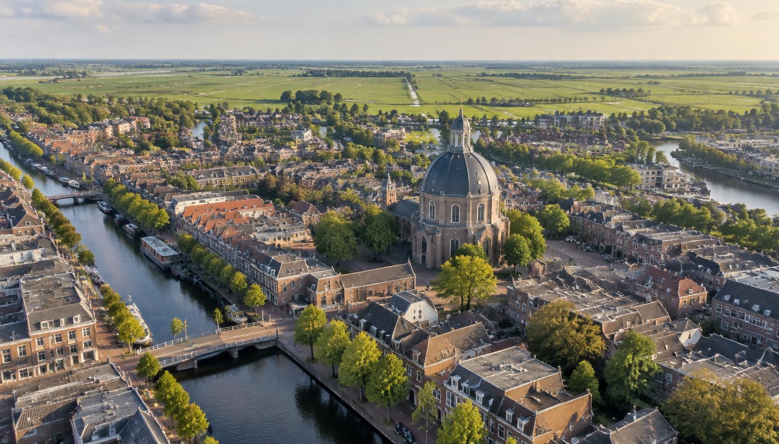 Aerial photograph of Purmerend
