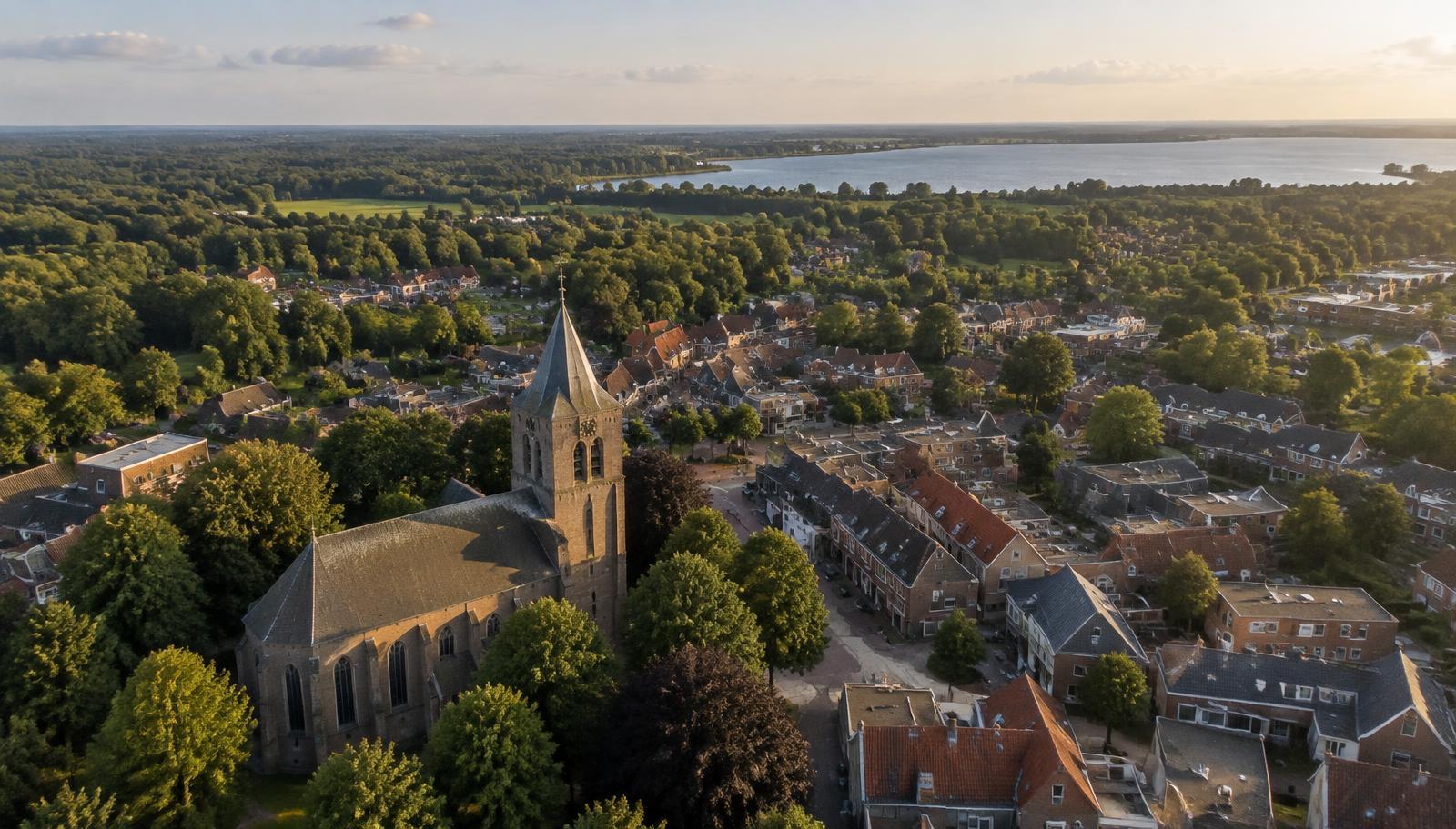 Aerial photograph of Putten