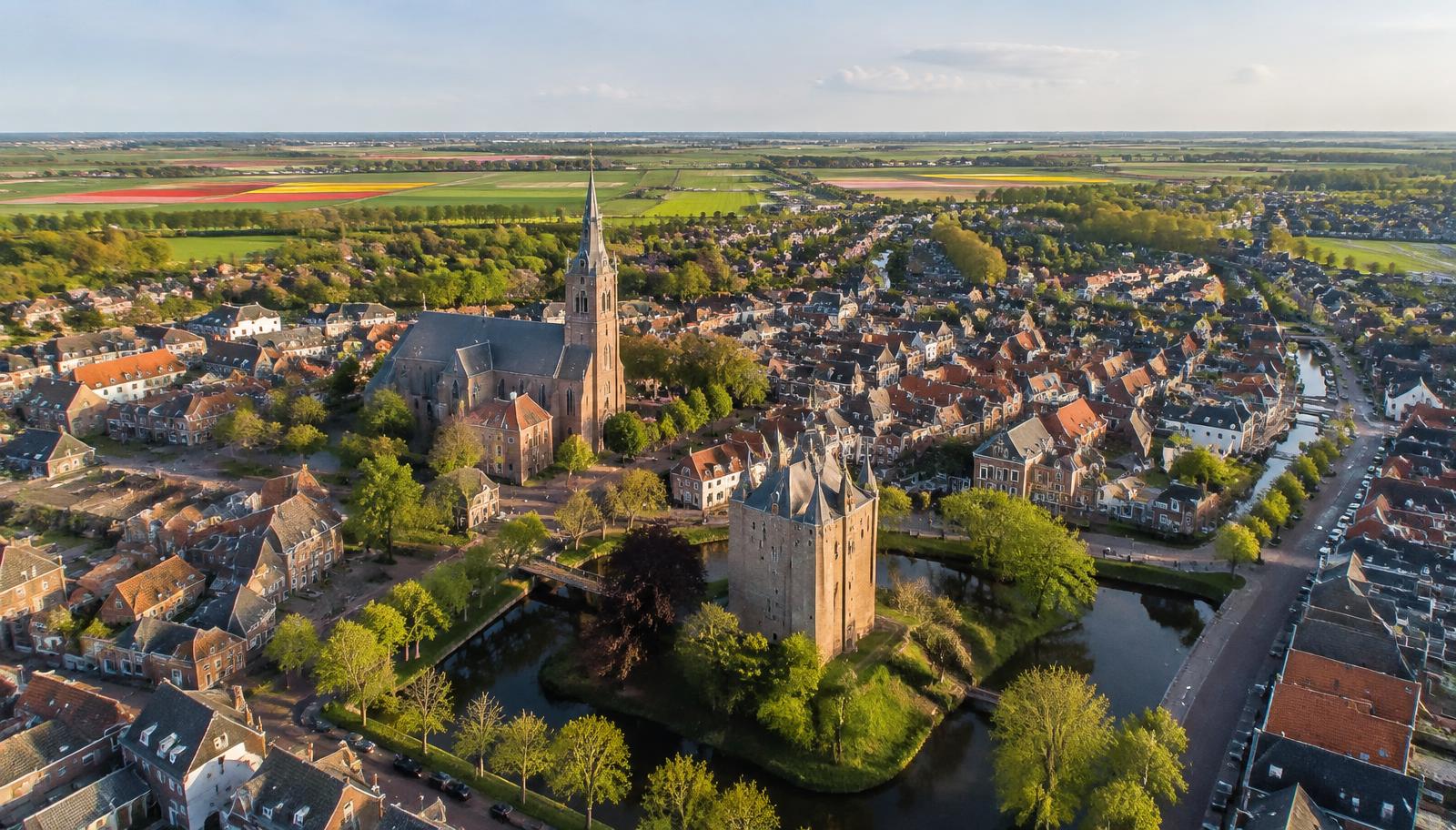 Aerial photograph of Schagen