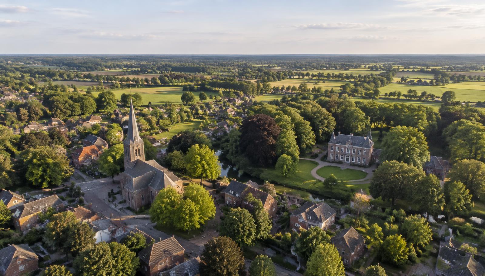 Aerial view of Scherpenzeel