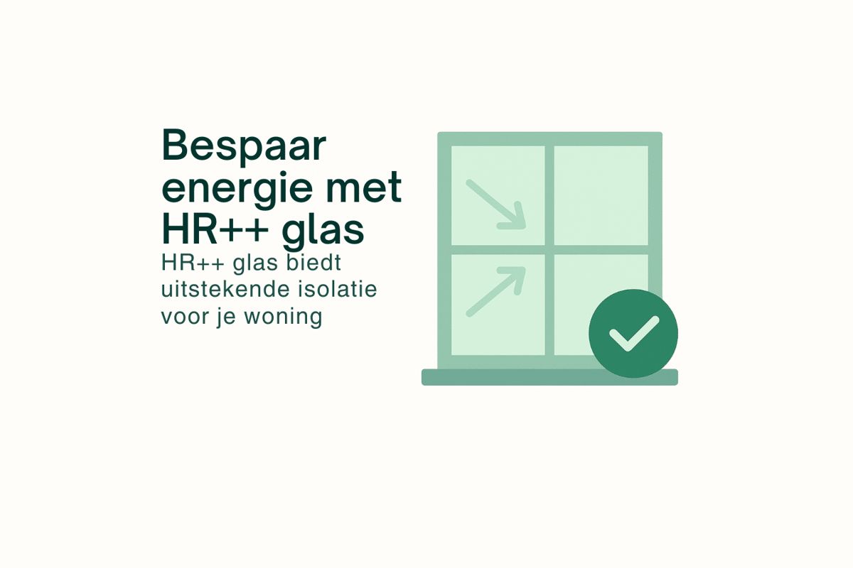 Save energy with HR++ glazing: how it works