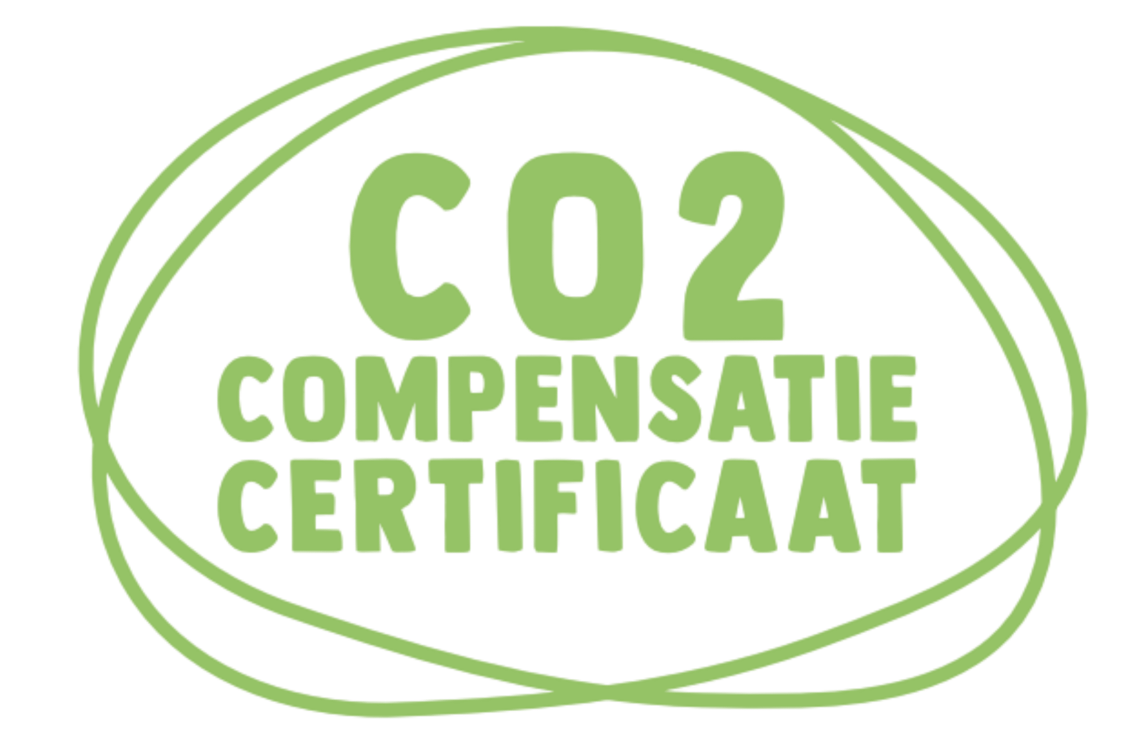 CO2 compensatie certificaat icoon groen duurzaam isolatie